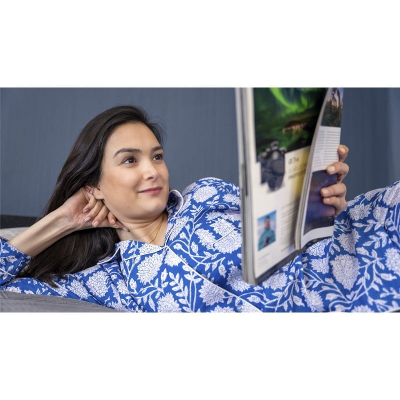 Blue Floral Pyjama