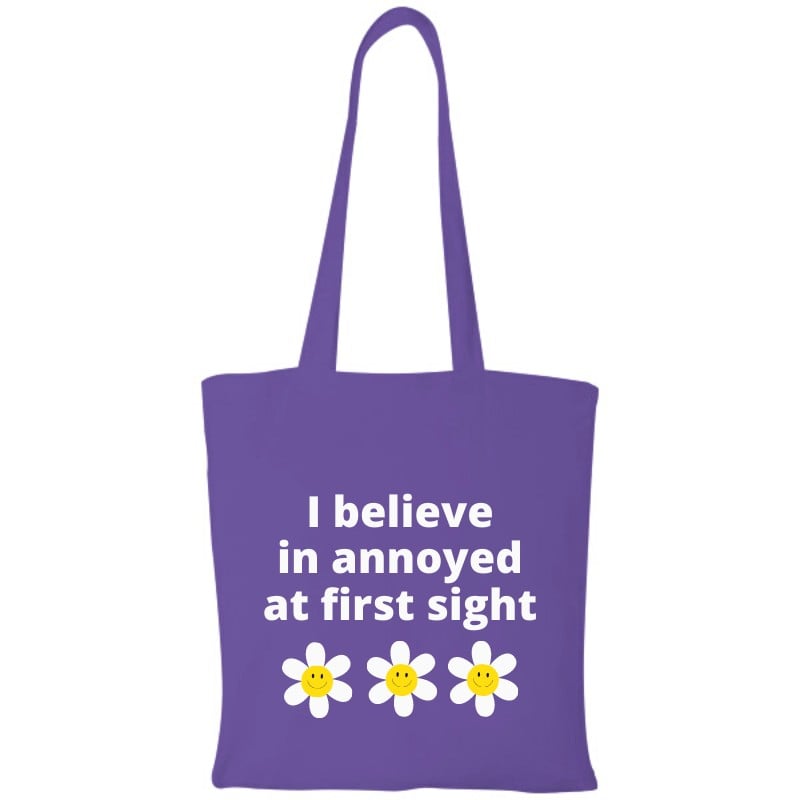 Katoenen tas – I believe in annoyed at first sight - 119233 Katoenen tas – I believe in annoyed at first sight