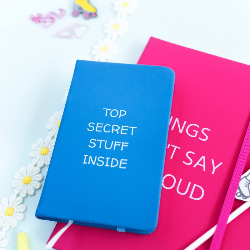 Notitieboekje A6 – Top secret stuff inside