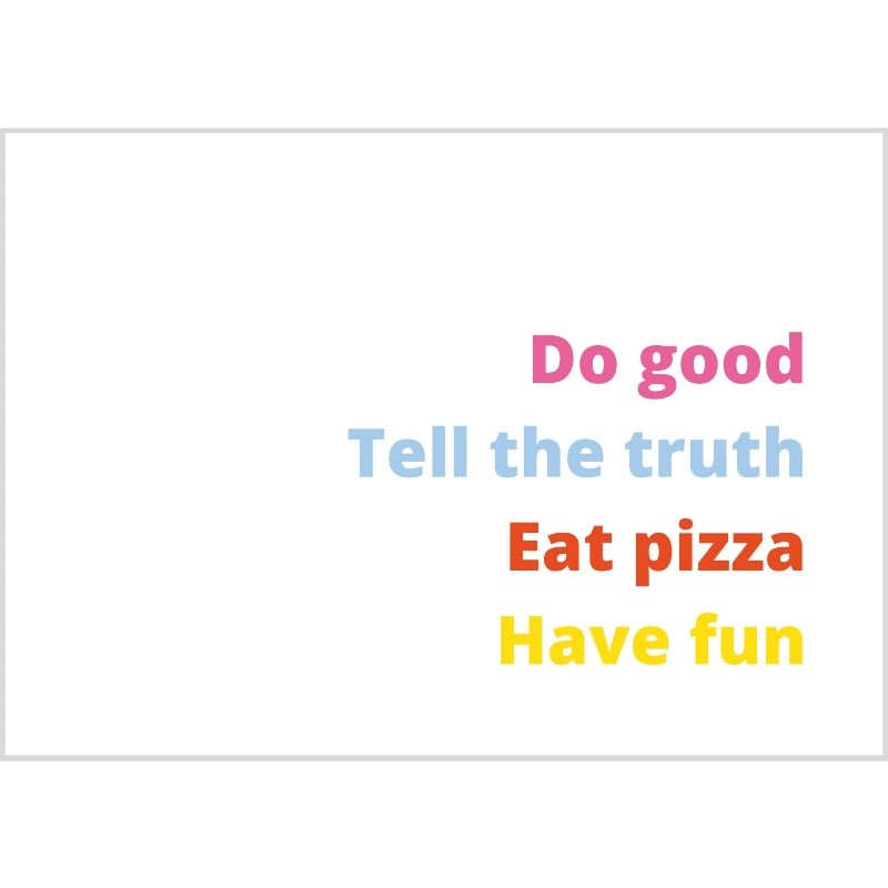 Poster A4 – Do good