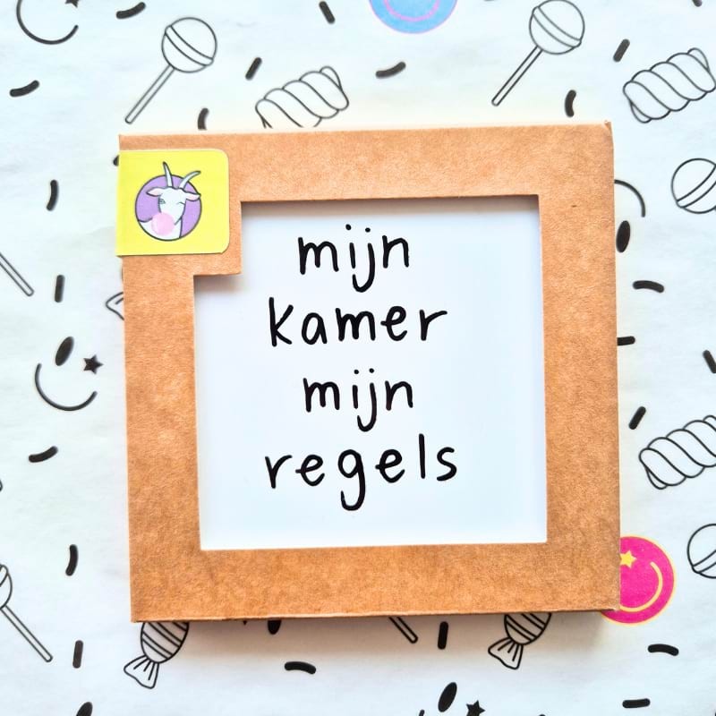 Tegel – Mijn kamer, mijn regels