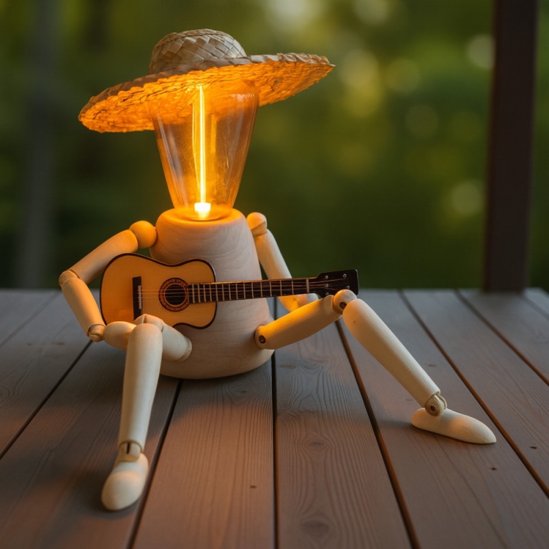 Lightbuddy | wood | strohoed | gitaar