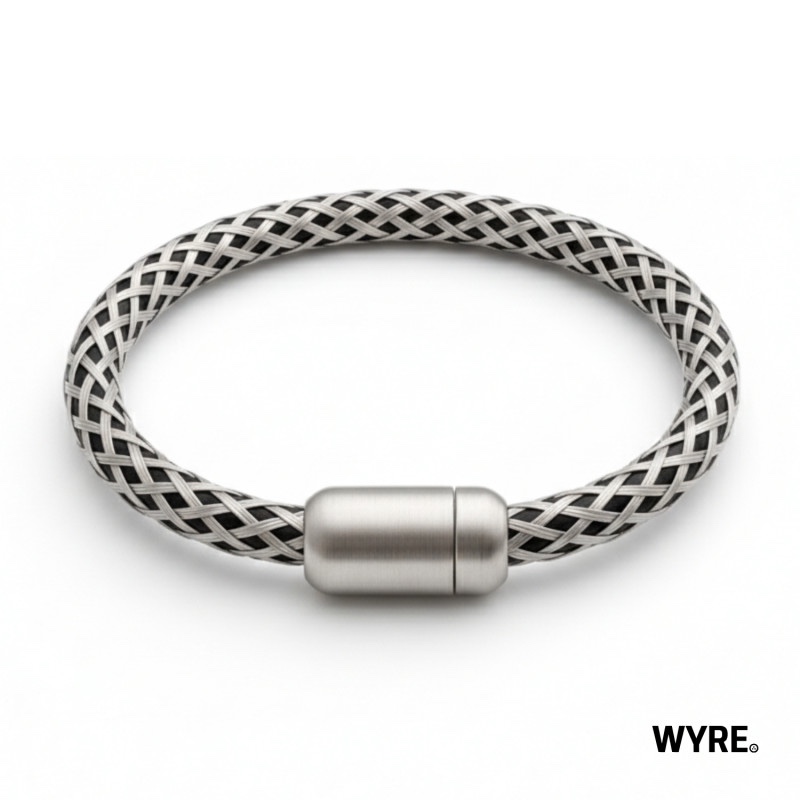 Wyre. | armband | metaal | magneetsluiting | 8mm