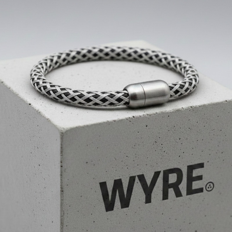 Wyre. | armband | metaal | magneetsluiting | 8mm