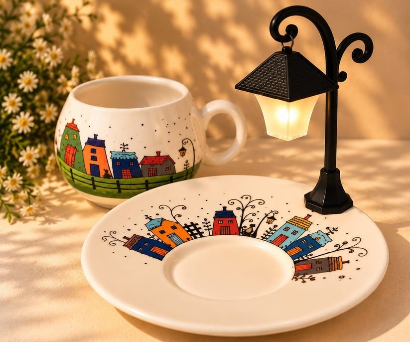 Espresso kopje met LED-verlichting - 155318 Espresso kopje met LED-verlichting