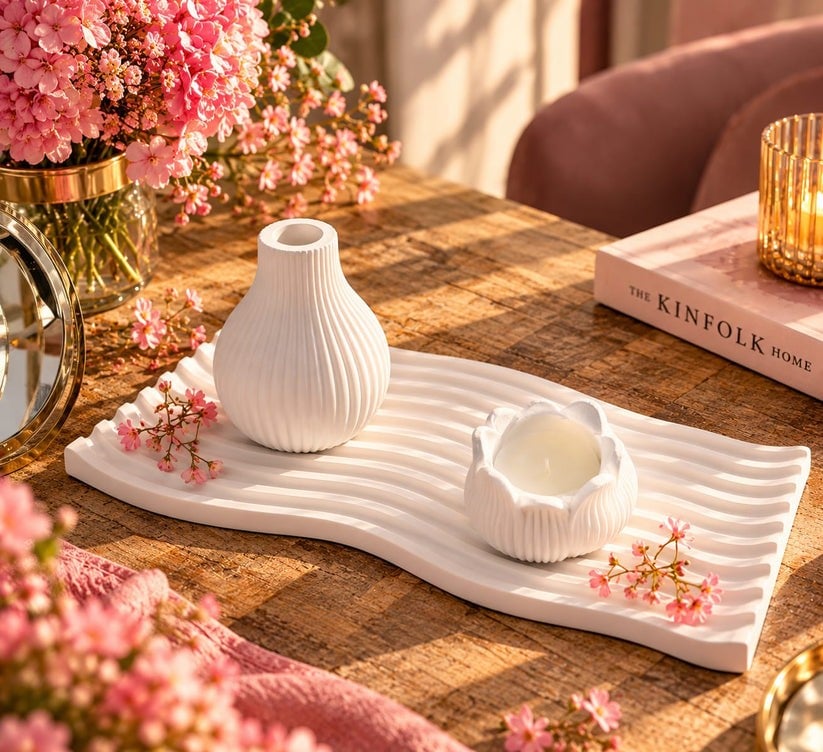 Lotus & Elegance – Decoratieset 🤍🌸 - 155100 Lotus & Elegance – Decoratieset 🤍🌸