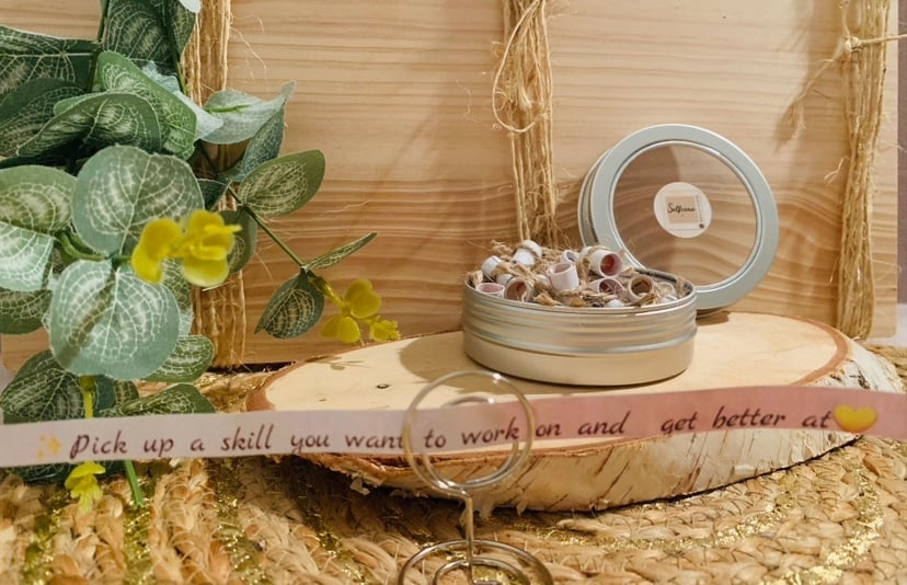 Selfcare jar Adults (positiviteits quotes Engels)