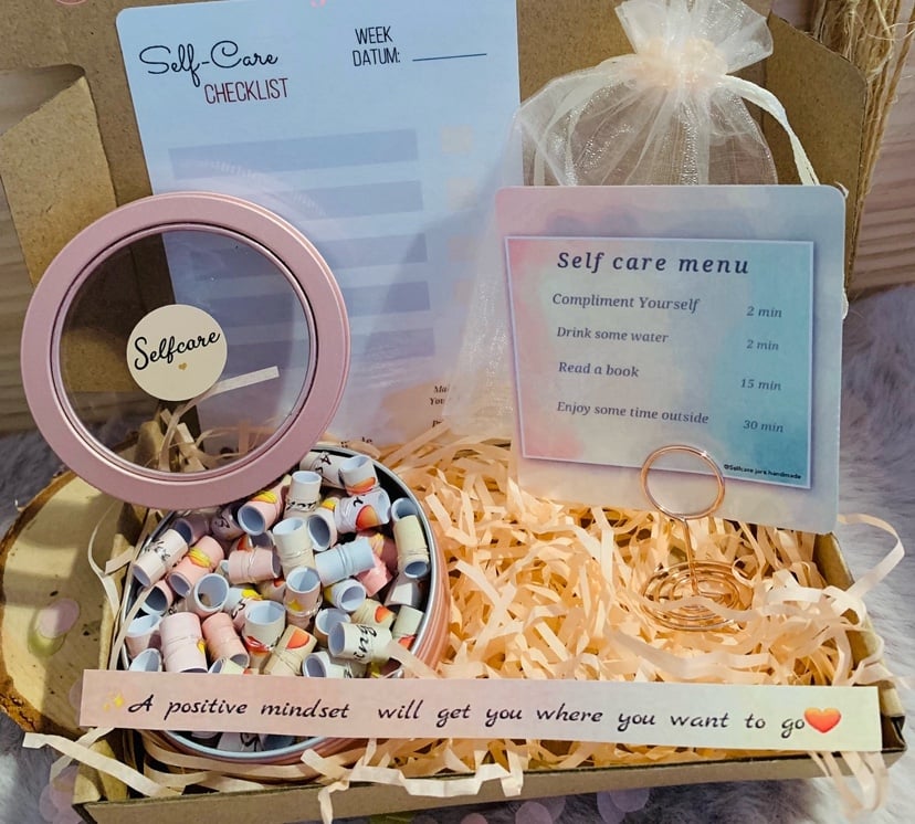 Selfcare jar Adults (positiviteits quotes Engels)