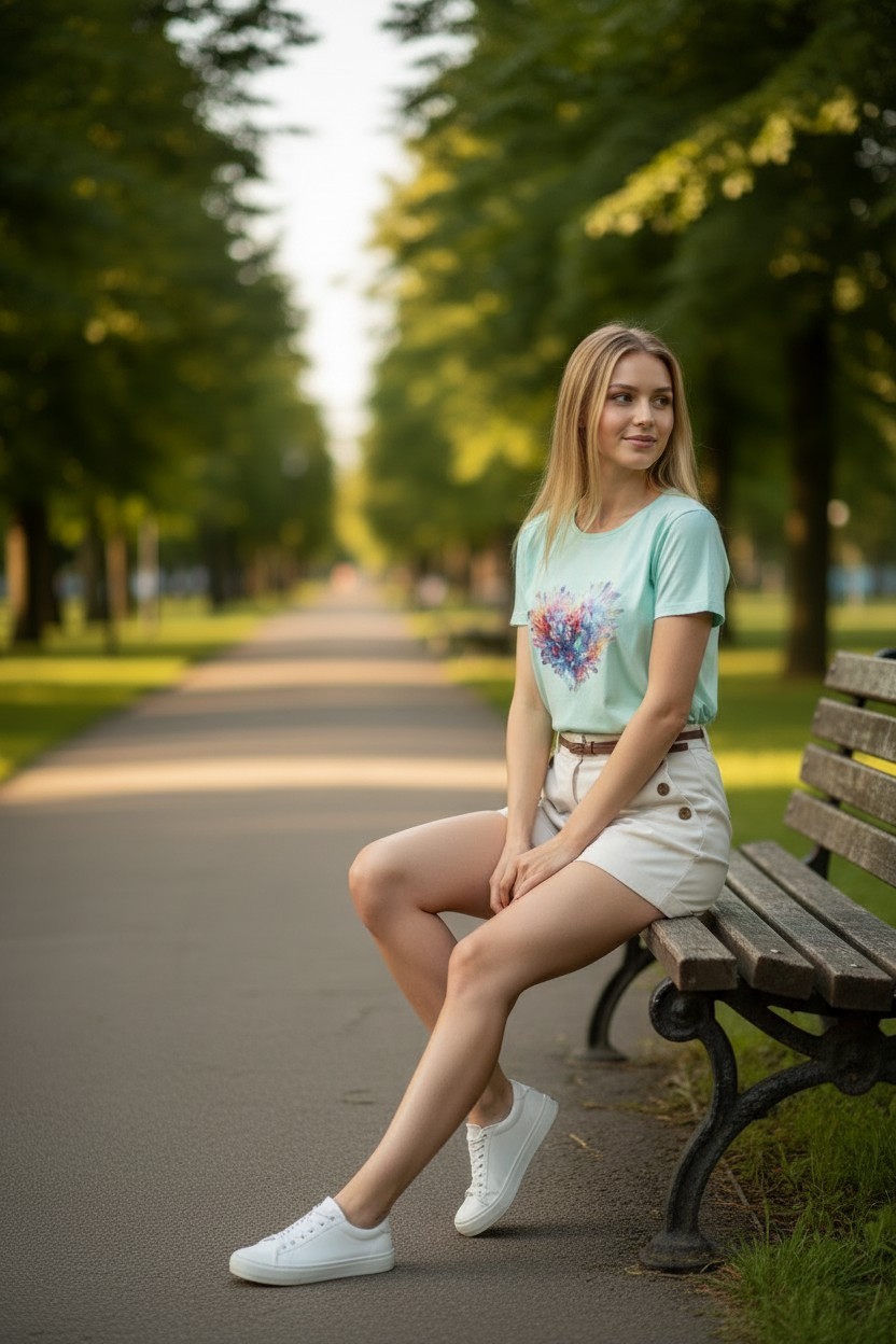 Stijlvol T-shirt met unieke print – Perfect voor een opvallende look - 124667 Stijlvol T-shirt met unieke print – Perfect voor een opvallende look