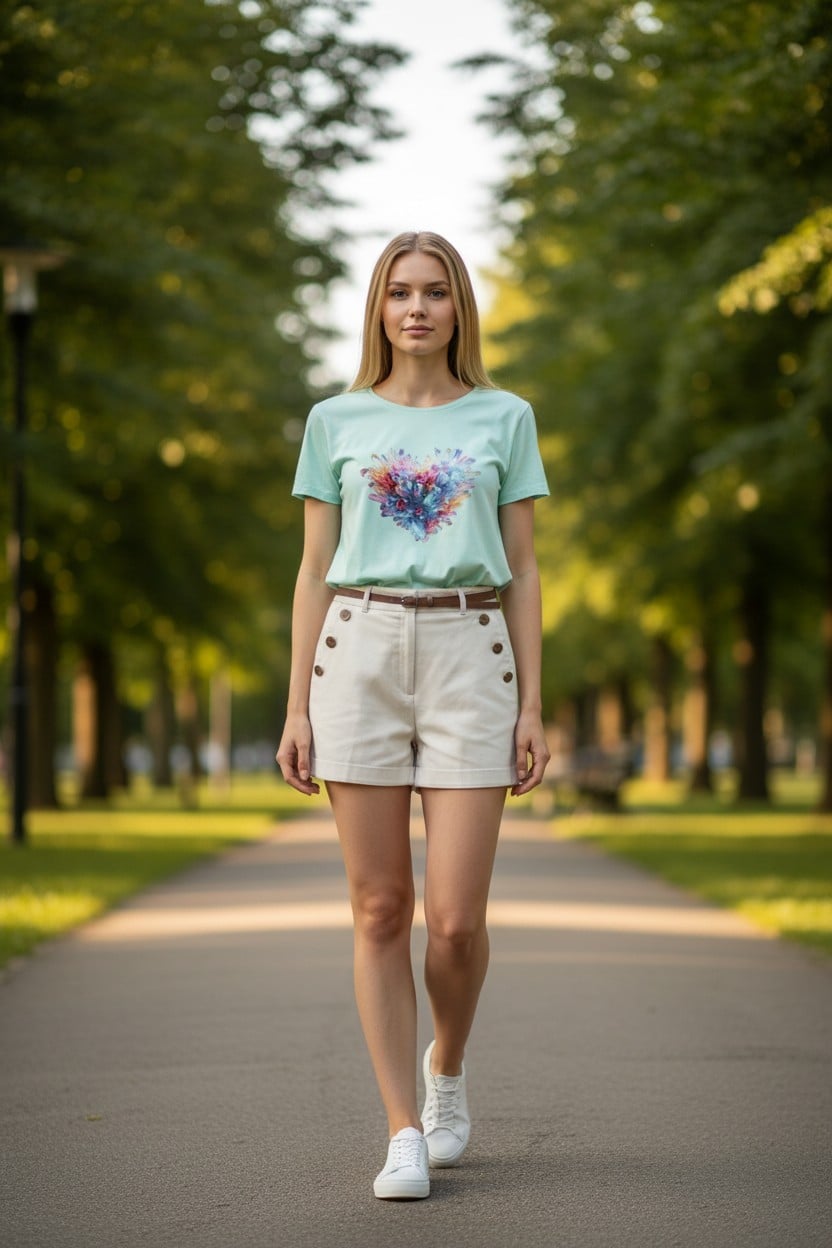 Stijlvol T-shirt met unieke print – Perfect voor een opvallende look - 124669 Stijlvol T-shirt met unieke print – Perfect voor een opvallende look