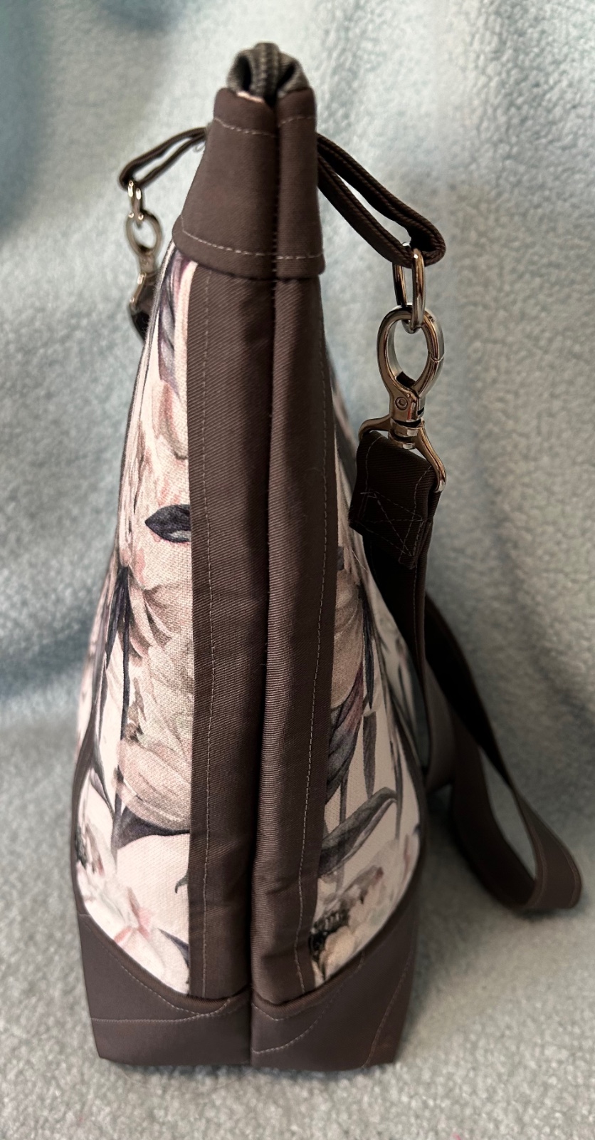 Grijze/creme kleurige schoudertas - 60801.jpeg Grijze/creme kleurige schoudertas