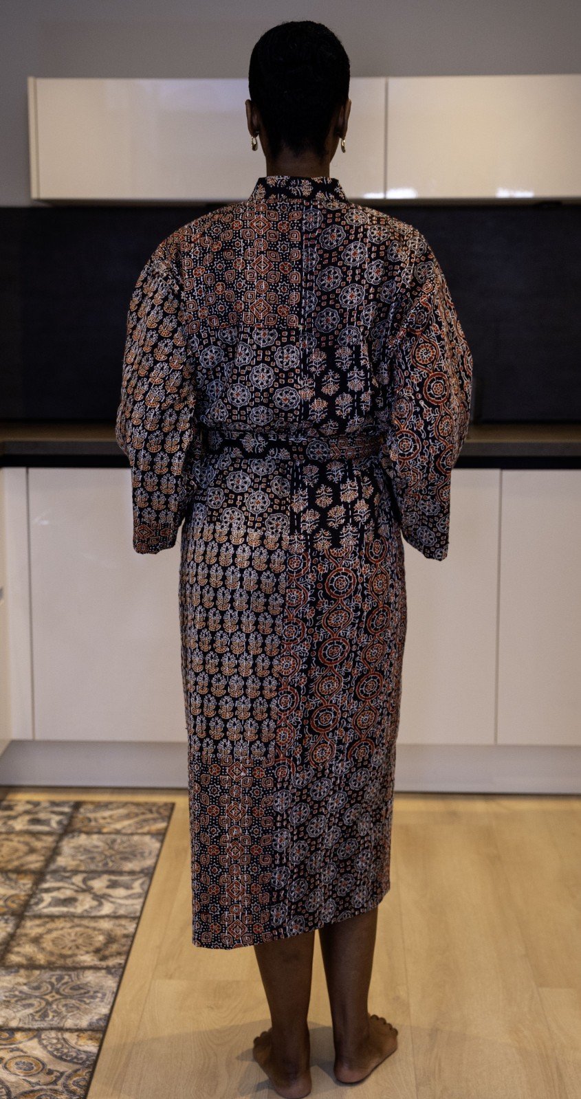 Kimono - Unisex - One size fits all - Quilted Charm Collection - Black - 58506.jpeg Kimono - Unisex - One size fits all - Quilted Charm Collection - Black