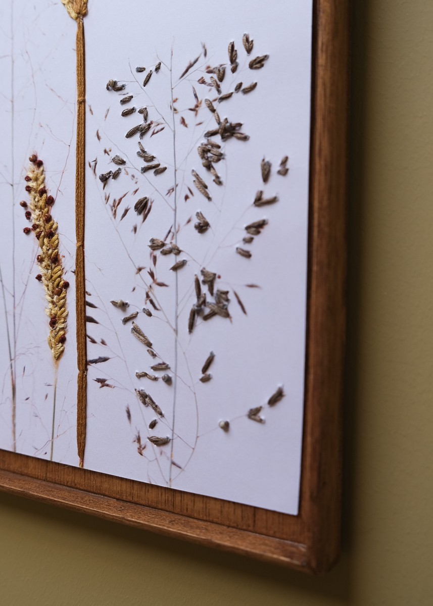 Bloemen Borduurwerk - Geel grassen uit Zuid Africa - 51345.jpeg Bloemen Borduurwerk - Geel grassen uit Zuid Africa