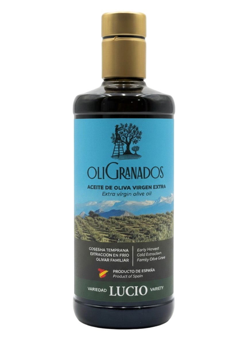 NIEUWE OOGST Nov 2025 – Extra Vierge Olijfolie van Onze Onze Familie Olijfboomgaard, Vroege Oogst, Koude Extractie, Lucio-Variëteit, 500mL – Spaanse Olijfolie