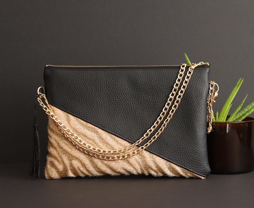 Clutch Black & Shine