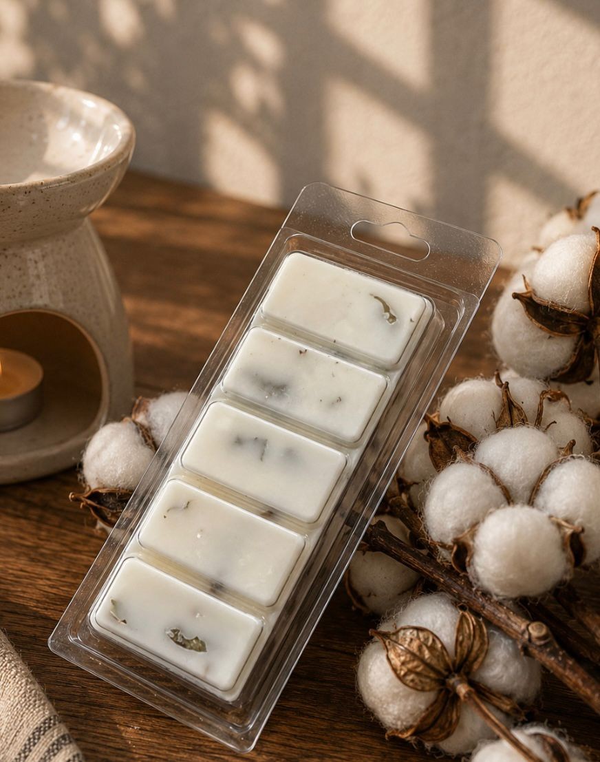 Eucalyptus en Katoen waxmelts - 128907 Eucalyptus en Katoen waxmelts