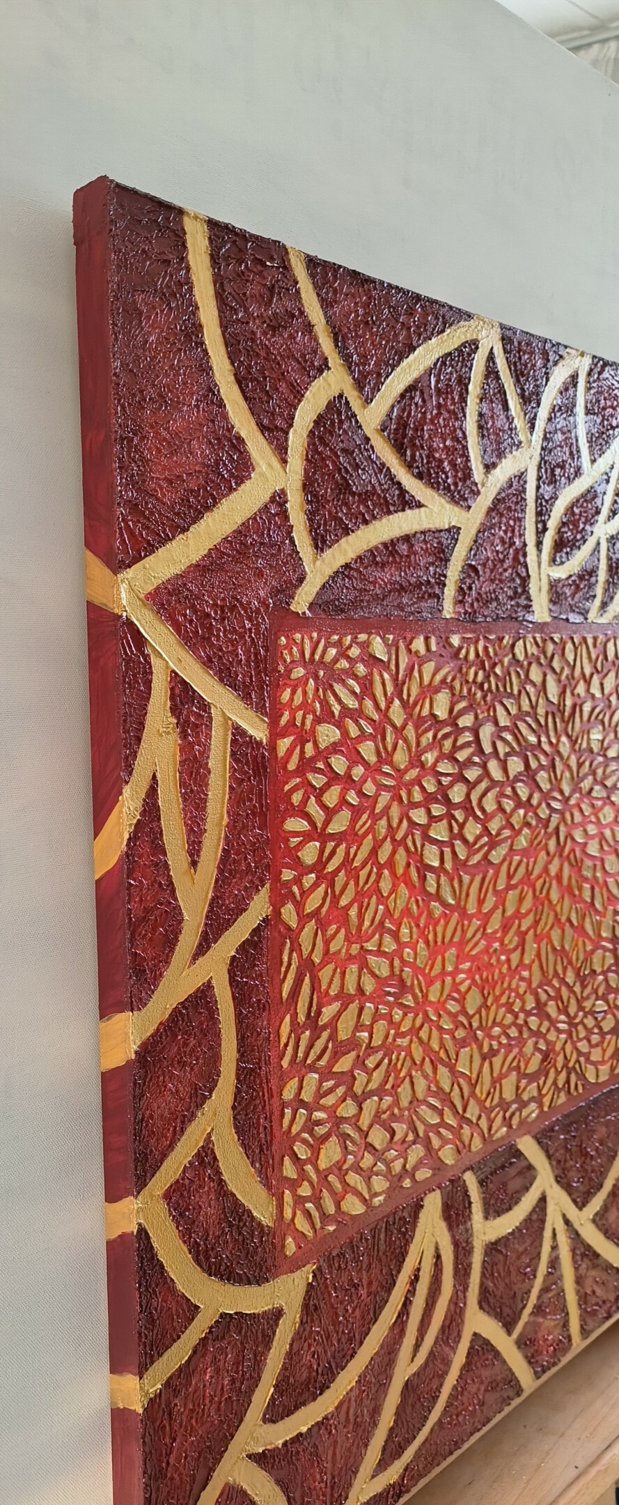 Schilderij "Rood fluweel"