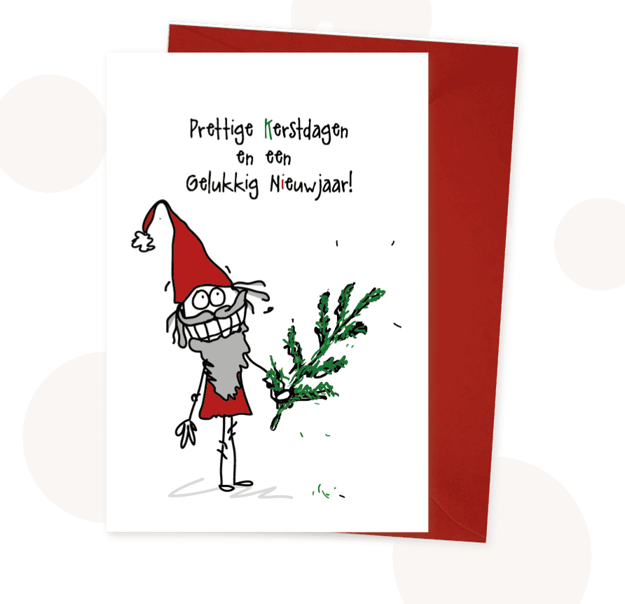 Kerstkaarten Mix + Stickervel!