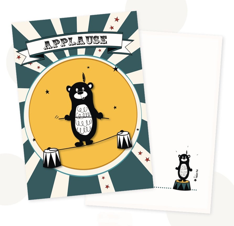 Decoratieset Bowie de Beer - Circus kinderkamer decoratie