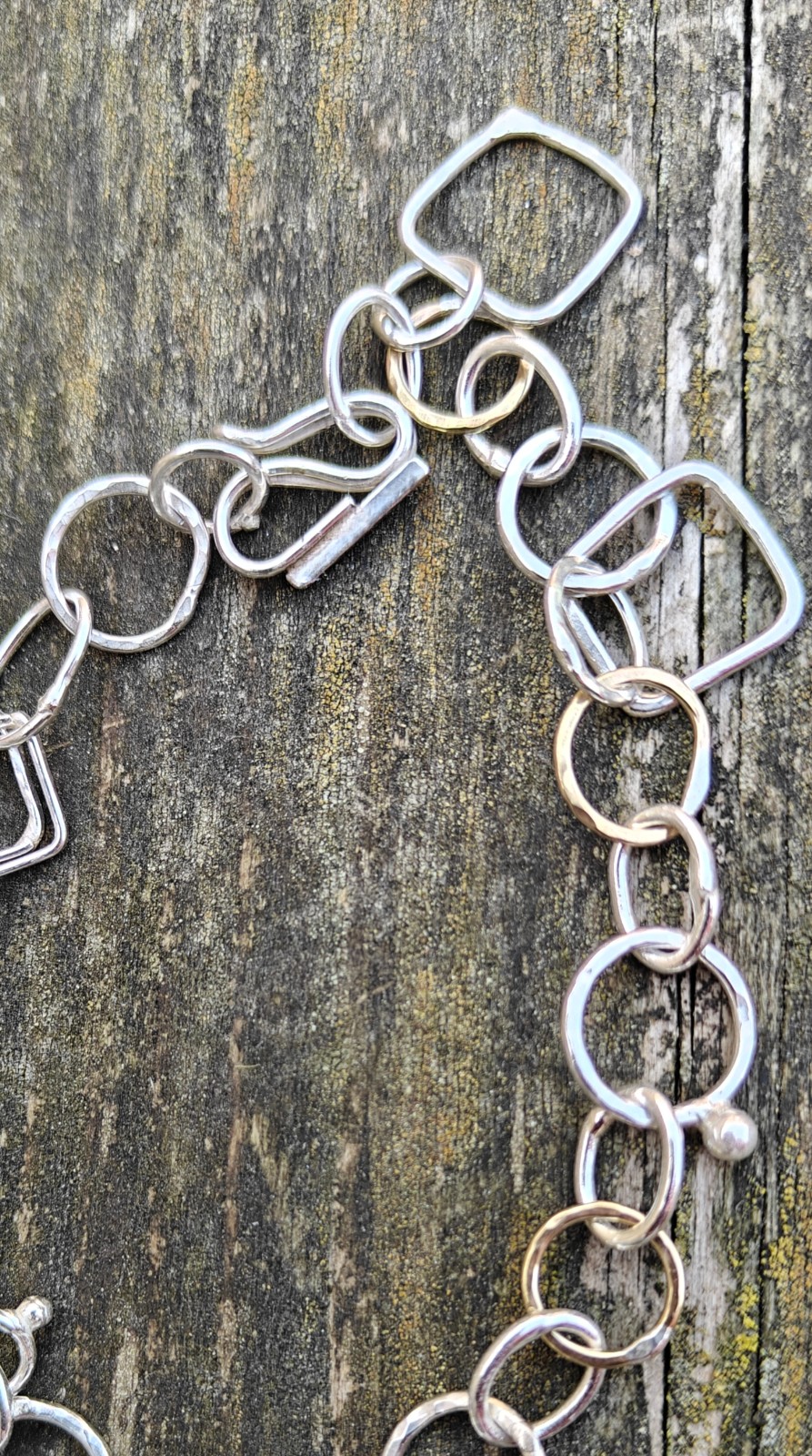 Rough Enough collection , unieke schakelarmband 14K