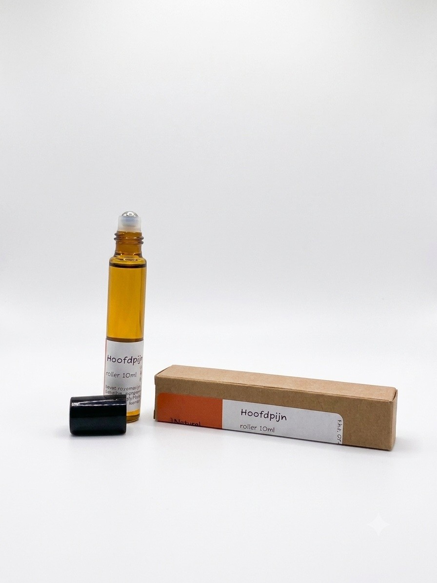 Hoofdpijn, etherische olie roller 10 ml - 136860 Hoofdpijn, etherische olie roller 10 ml