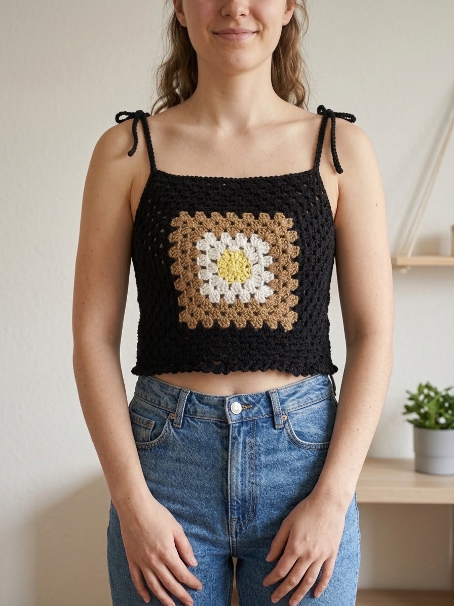 Granny square topje