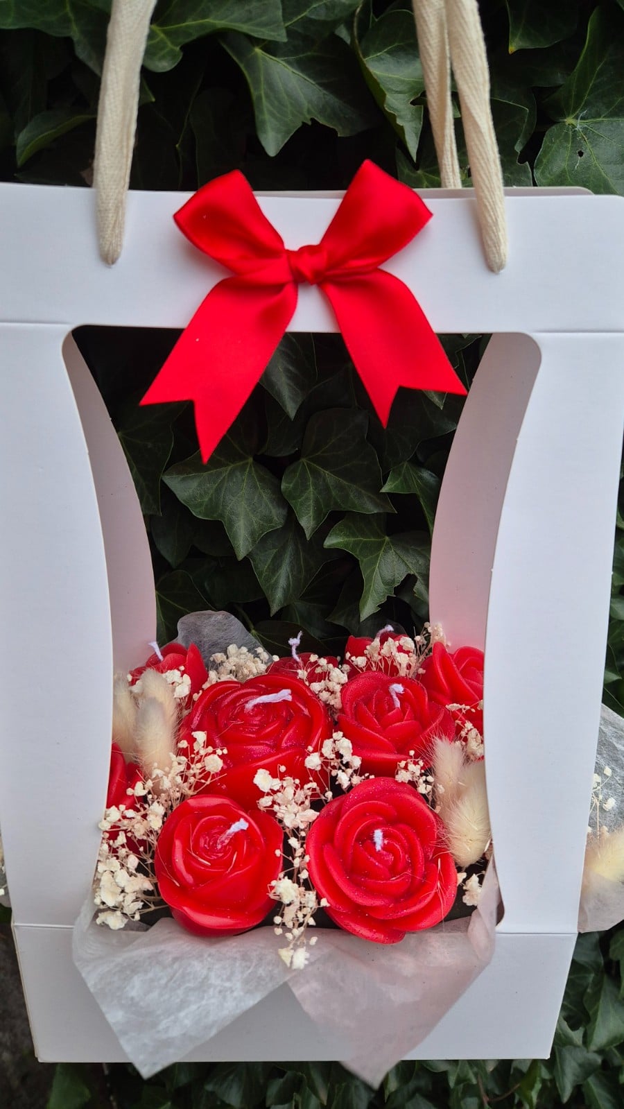 Kaarsen boeket . alle kleurcombinaties mogelijk