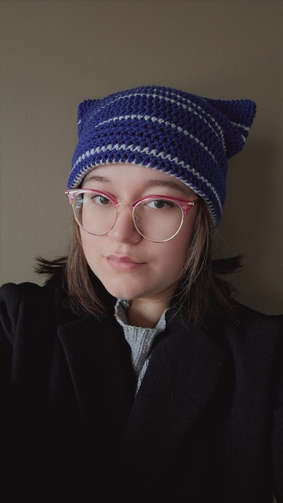 Gehaakte muts 'Harry Potter Ravenclaw house' - 63443.jpeg Gehaakte muts | Harry Potter Ravenclaw/Ravenklauw house