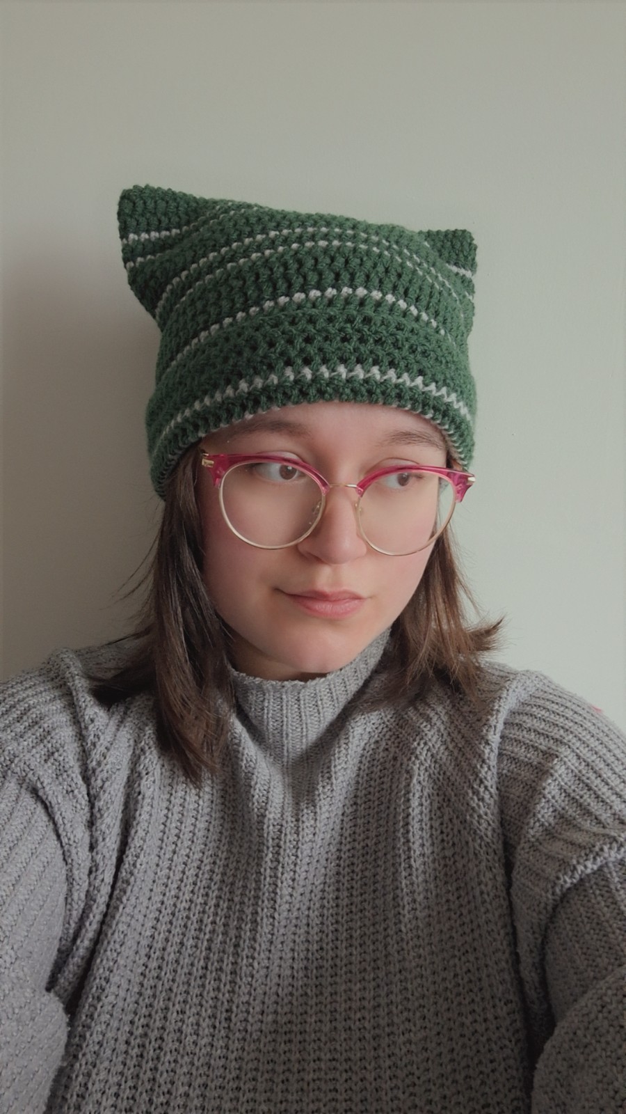 Gehaakte muts 'Harry Potter Slytherin house' - 65223.jpeg Gehaakte muts | Harry Potter Slytherin/Zwadderich house