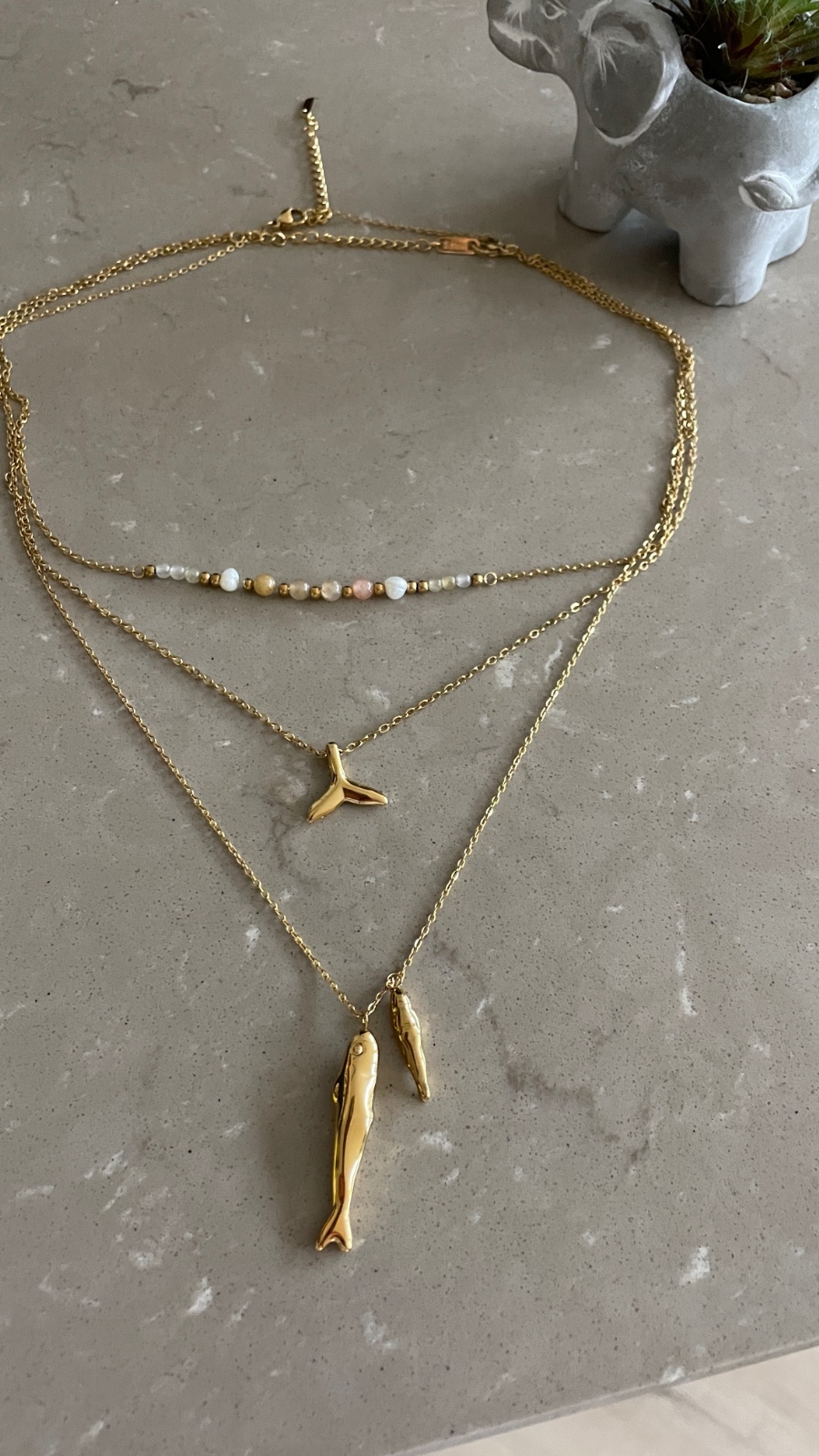 Gelaagde Ketting | 316L RVS | Waterbestendig & Hypoallergeen - 96752 Gelaagde Ketting | 316L RVS | Waterbestendig & Hypoallergeen