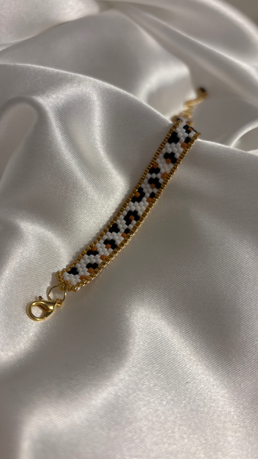 Geweven Kralen Armband met Dieren print