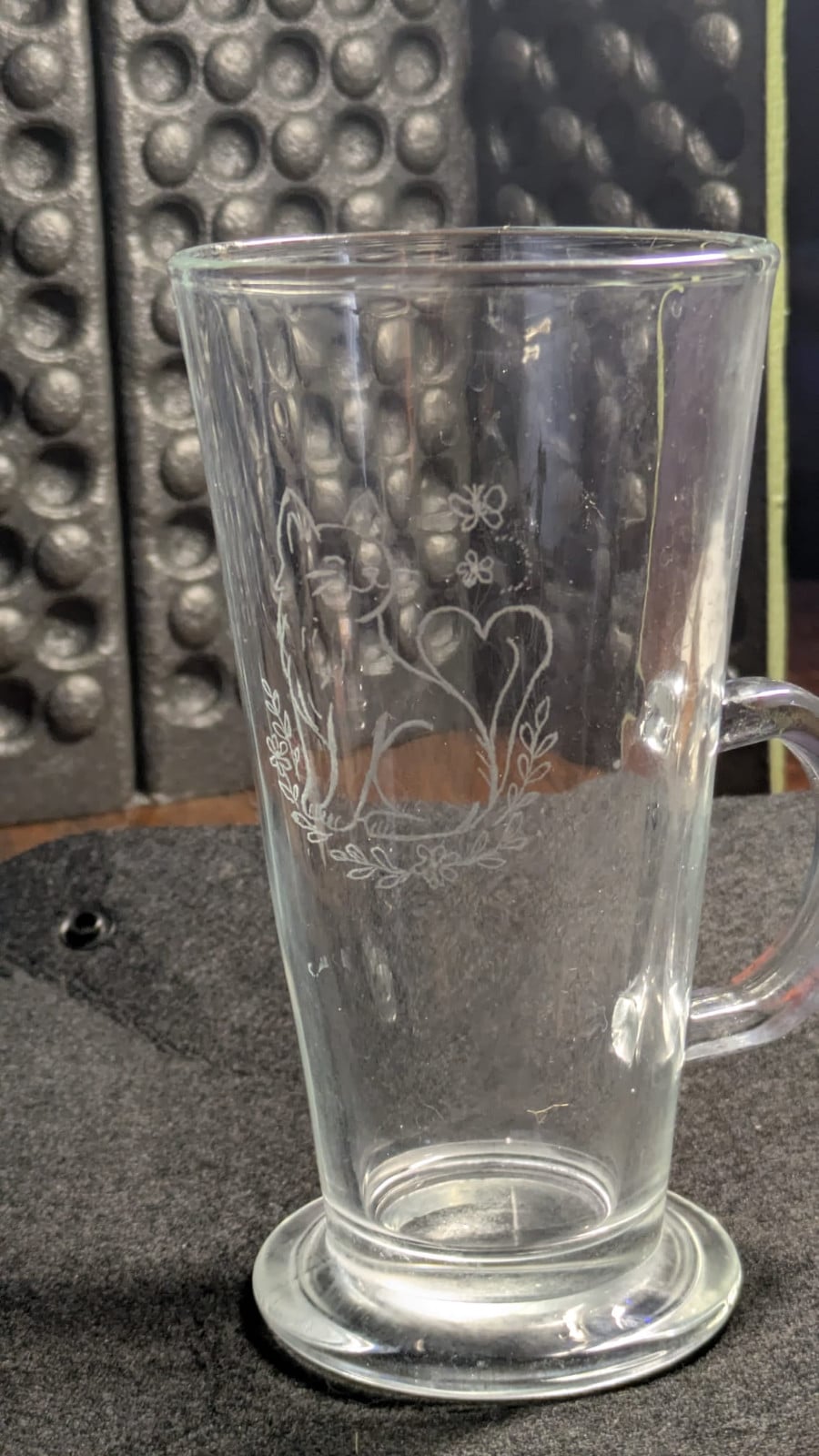 Hand gegraveerd Latte Macchiato glas Fijn lijnwerk - Geen Lasergravure - 108119 Hand gegraveerd Latte Macchiato glas Fijn lijnwerk - Geen Lasergravure