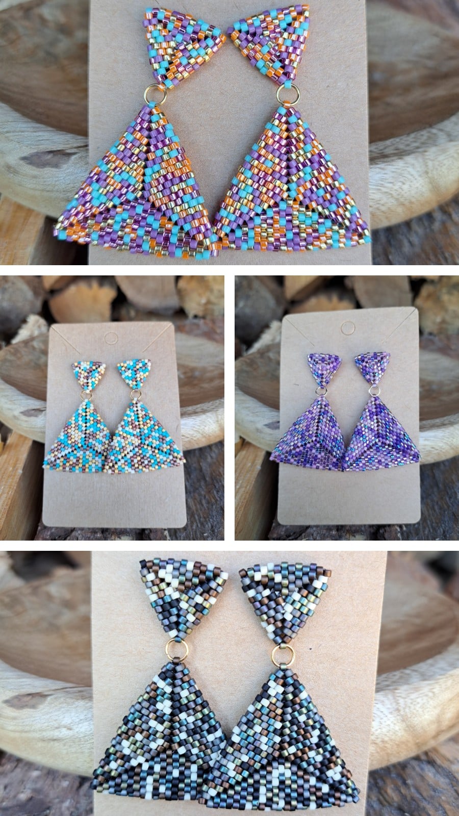 Handgemaakte kralenoorbellen Confetti Collectie – kleurrijke Miyuki… - 113441 Handgemaakte kralenoorbellen Confetti Collectie – kleurrijke Miyuki oorbellen in meerdere varianten (5 cm)