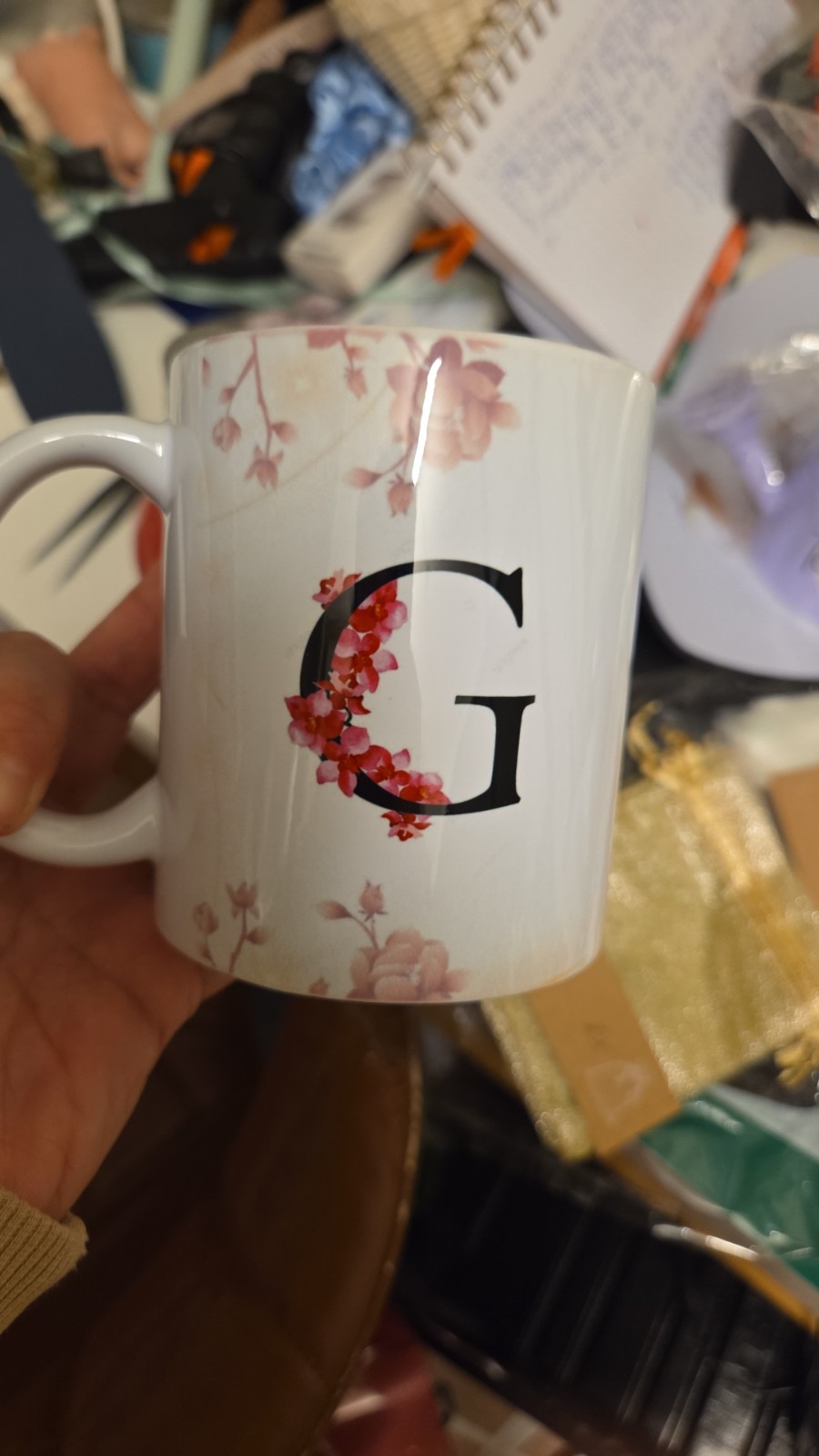 Mokken met letter/naam