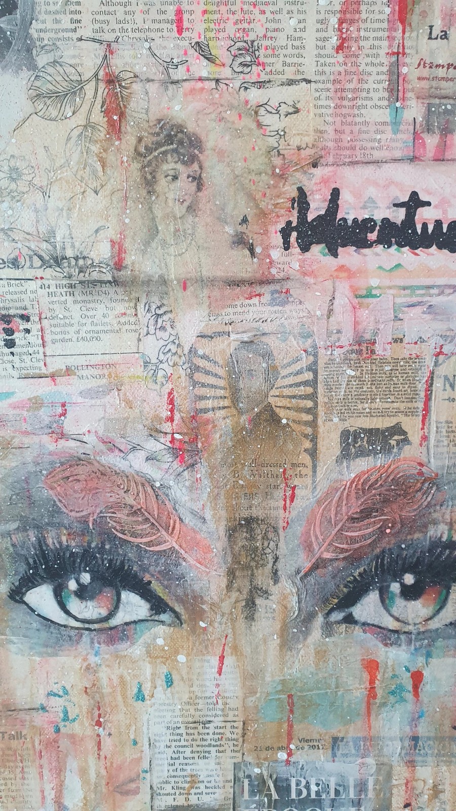 Moodbord of Whispers, een collage