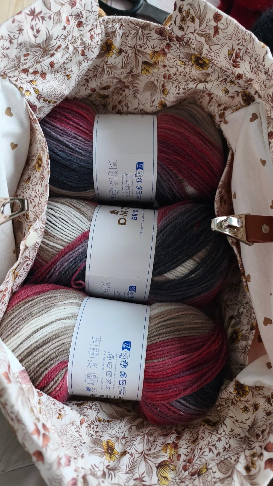 Projecttas muis – breitas & haaktas – garen tas met vakken – handwerktas katoen