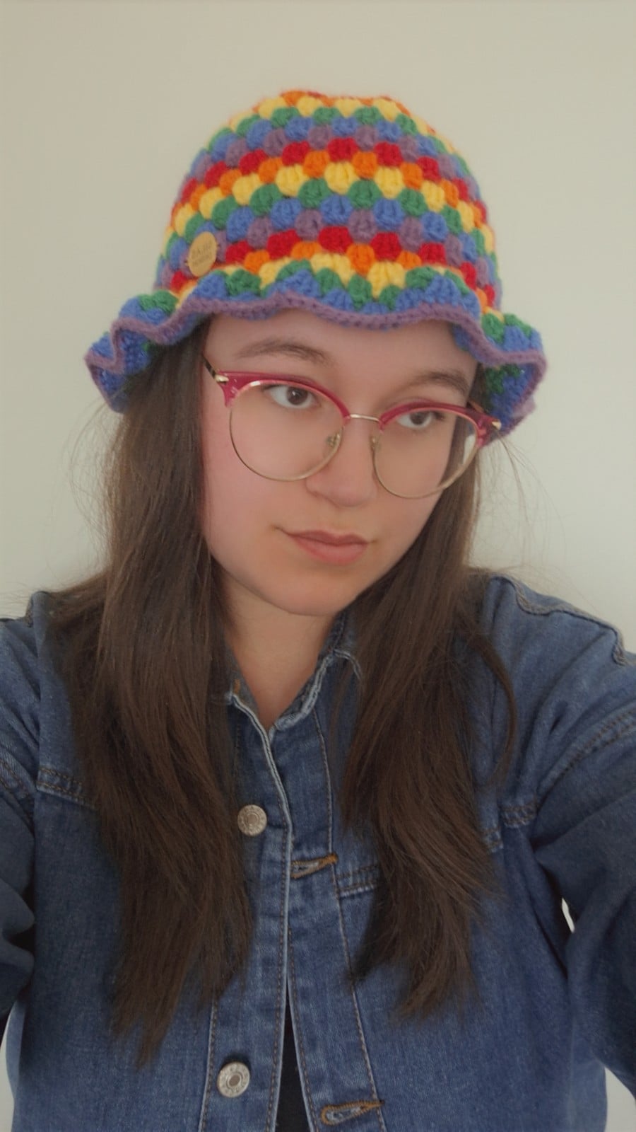 Gehaakte bucket hat | Pride regenboog vlag