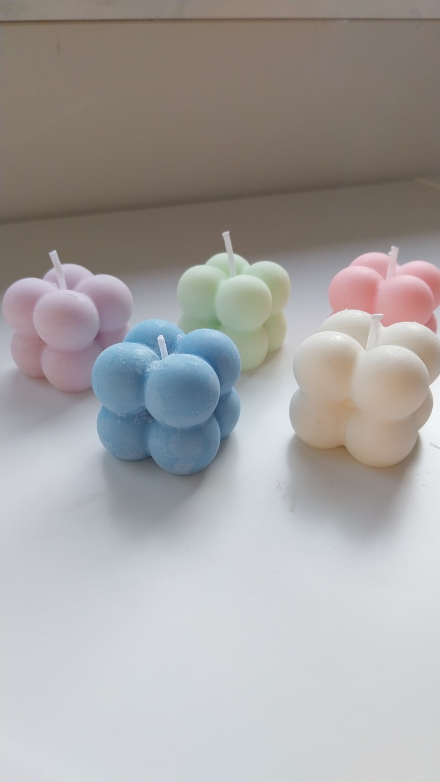 Bubble Cube Sojakaars Handgemaakte - 136348 Bubble Cube Sojakaars Handgemaakte