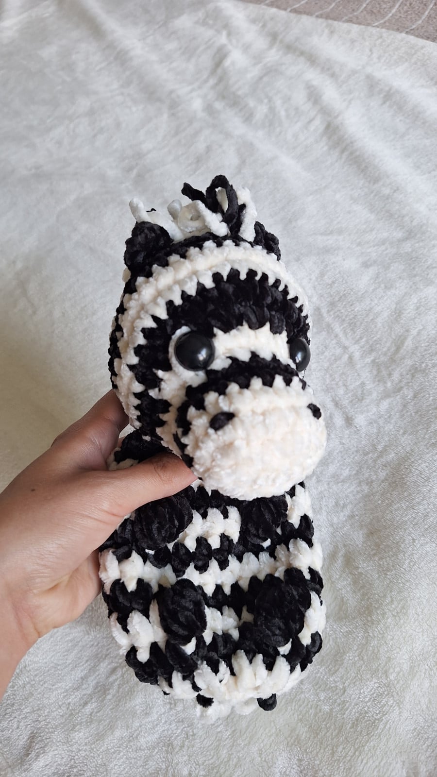 Gehaakte zebra knuffel - 138705 Gehaakte zebra knuffel