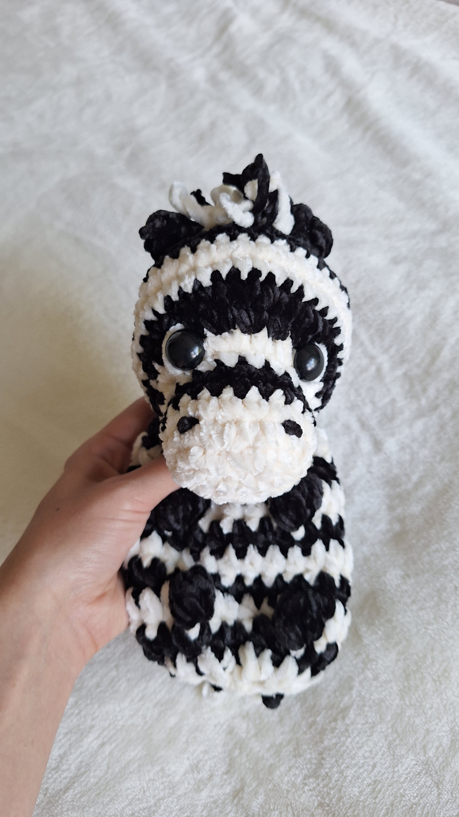 Gehaakte zebra knuffel - 138706 Gehaakte zebra knuffel