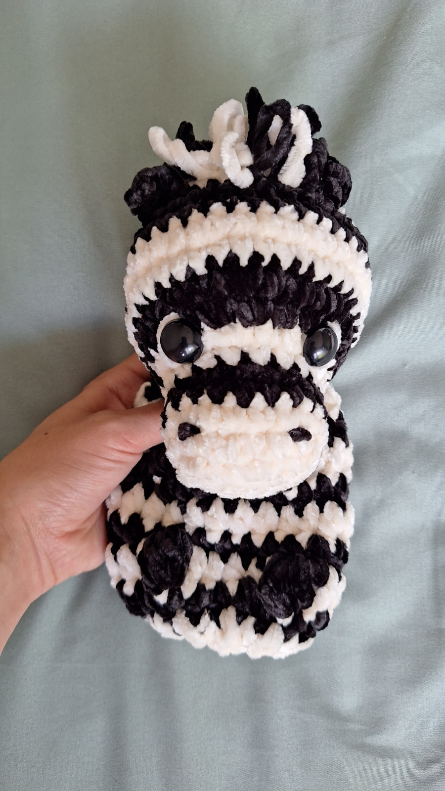 Gehaakte zebra knuffel - 138708 Gehaakte zebra knuffel