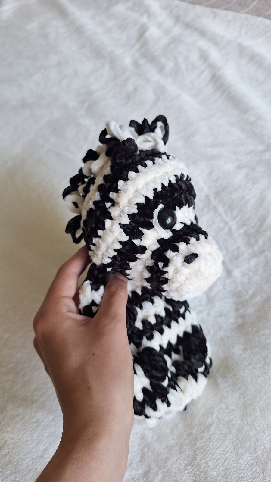 Gehaakte zebra knuffel - 138710 Gehaakte zebra knuffel