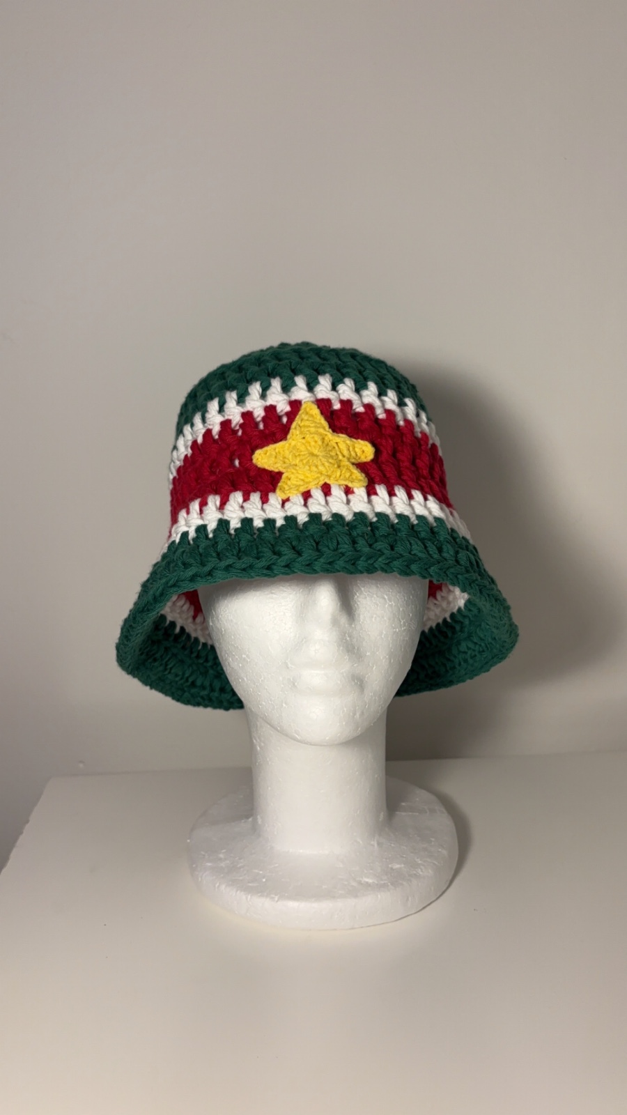 Suriname Crochet classic buckethat