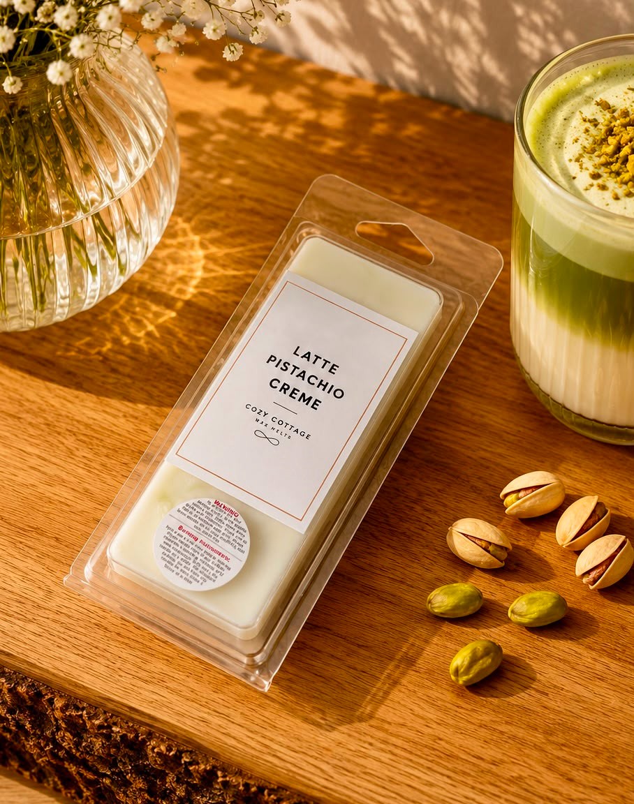 💚☕ latte pistachio crème waxmelts ☕💚 - 134616 💚☕ latte pistachio crème waxmelts ☕💚