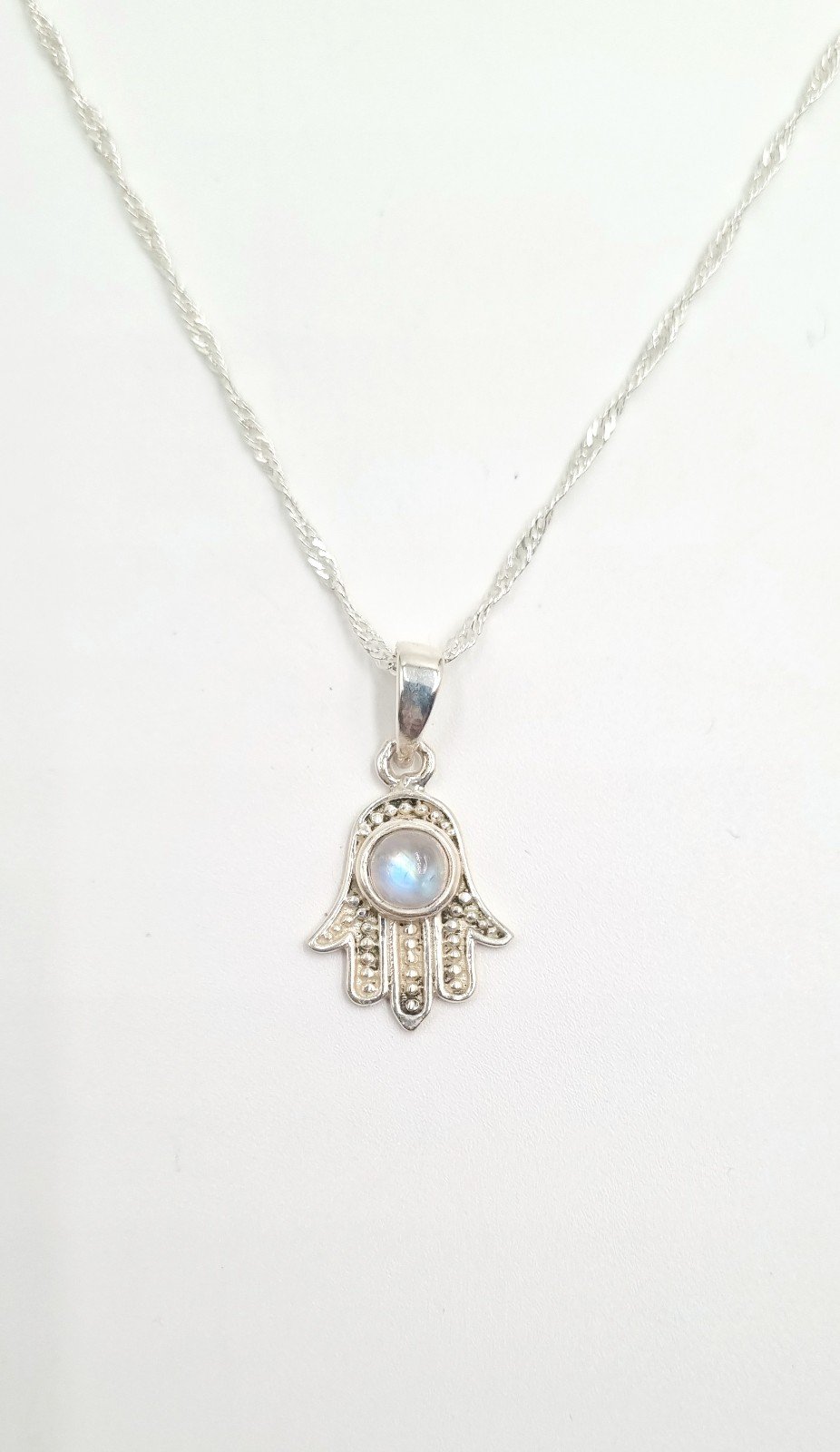 Hand van Fatima ketting en hanger 925 sterling zilver