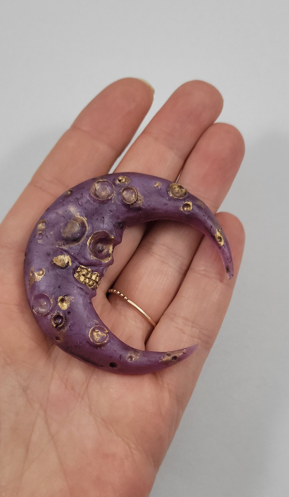 Schedel maan magneet - 102567 Schedel maan magneet