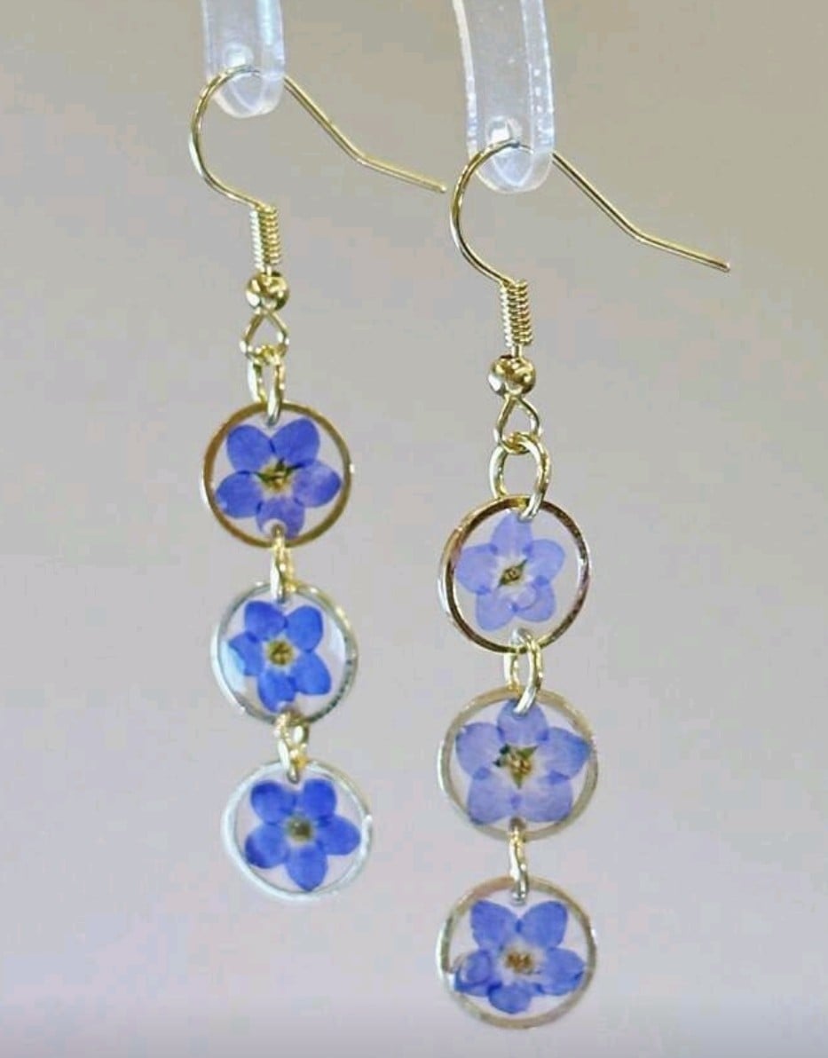 Schattig resin oorbellen