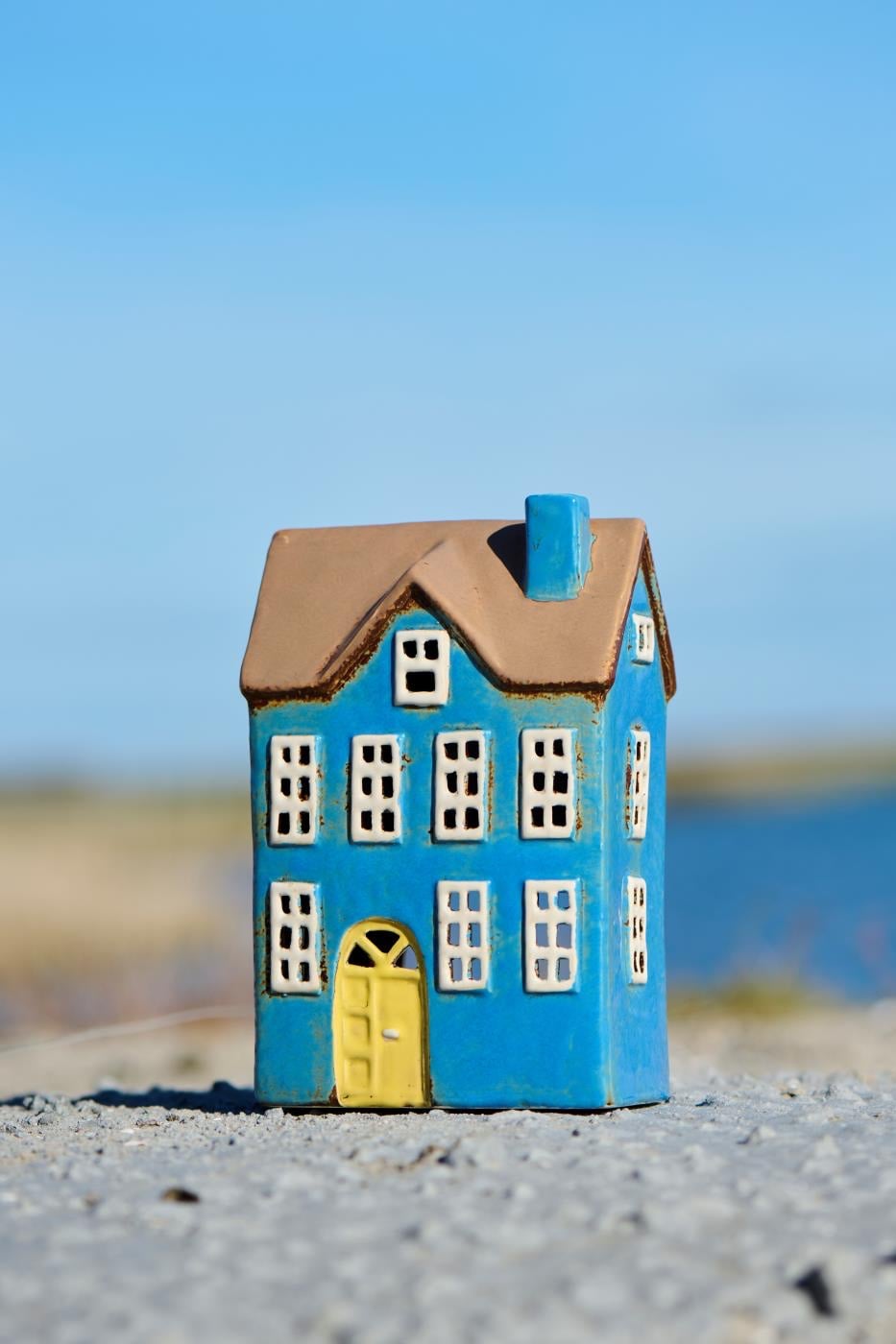 Keramieken Huisje Blauw Nyhavn