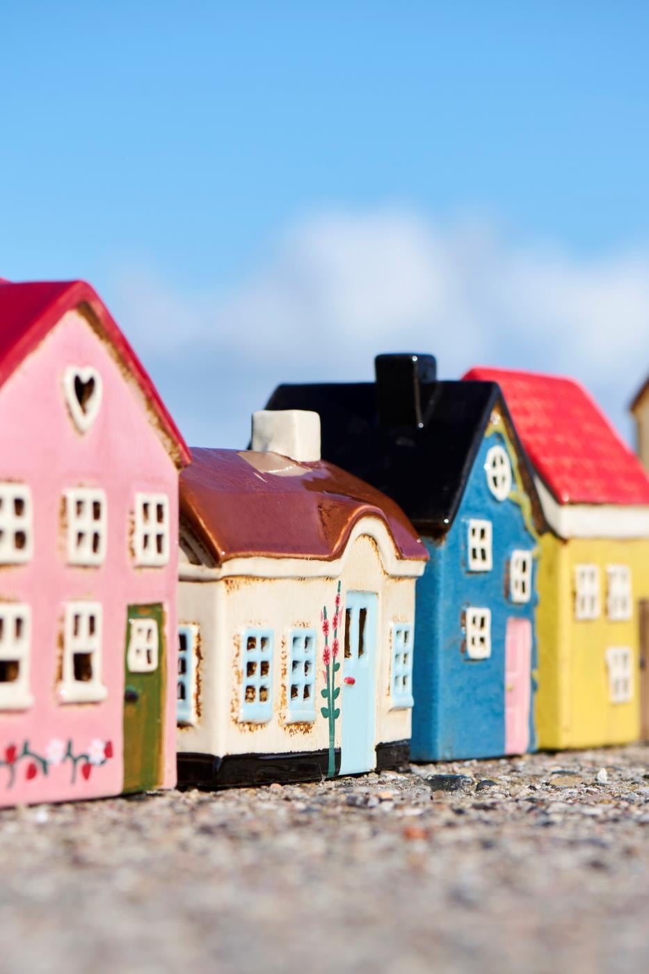 Keramieken Huisje Geel