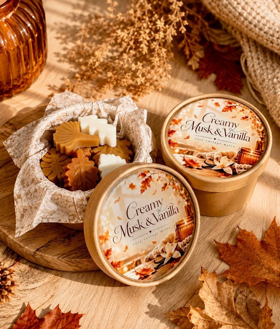 Herfstblaadjes Creamy musk & Vanilla - 148023 Herfstblaadjes Creamy musk & Vanilla